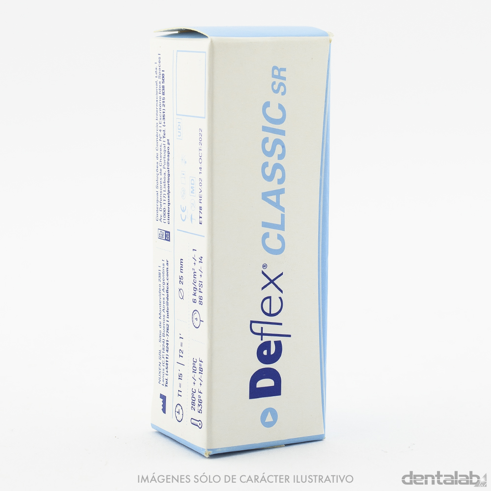 Tubo Deflex Classic Mediano 25 x 70mm x 22,3g - Rosa Suave